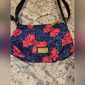Betsey Johnson Leopard & Bow Crossbody Bag‎